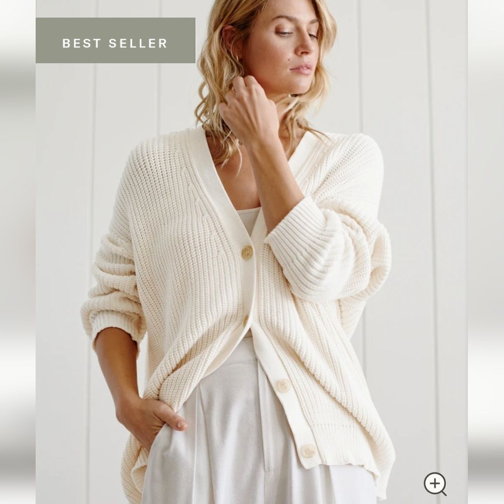 Jenni Kayne organic cotton cocoon cardigan